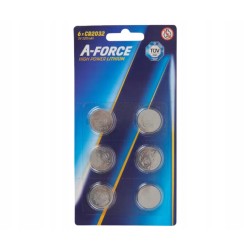 Bateria litowa A-Force CR2032 6 sztuk